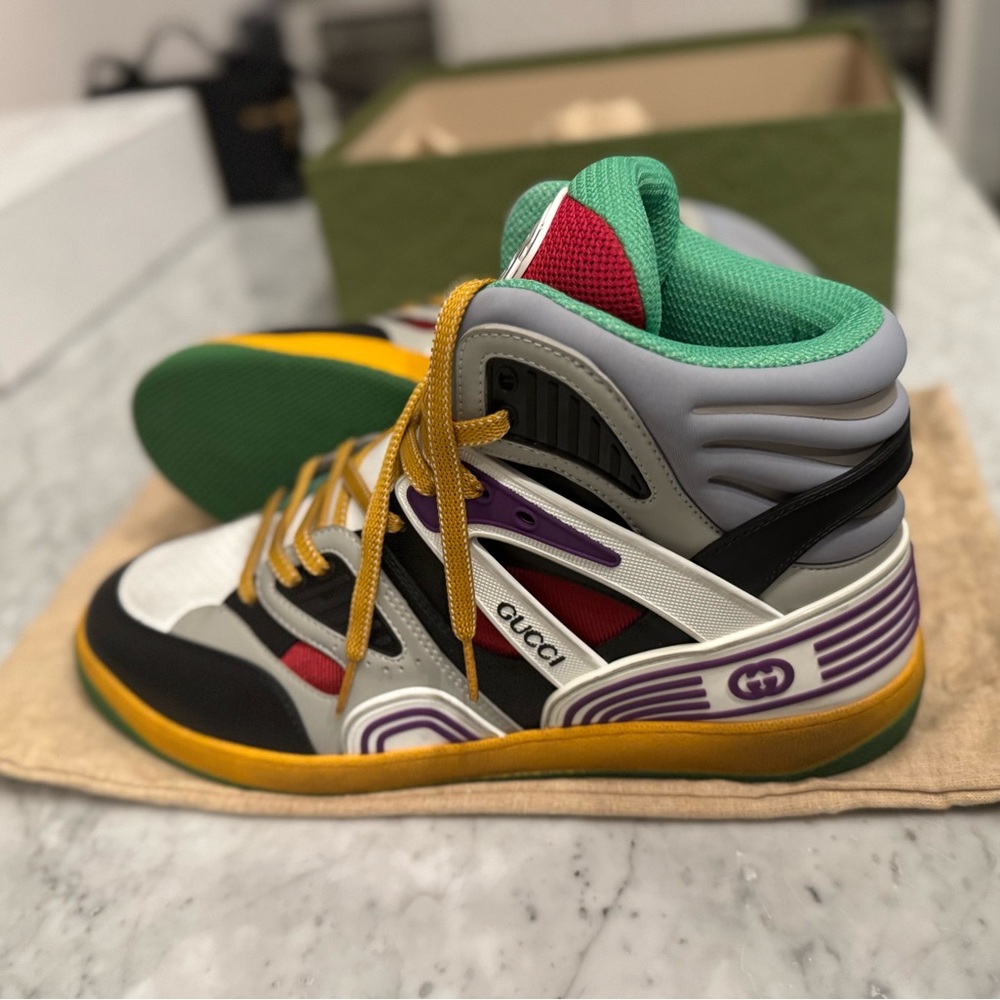 Gucci men’s high top sneakers size 14 / new with tags!